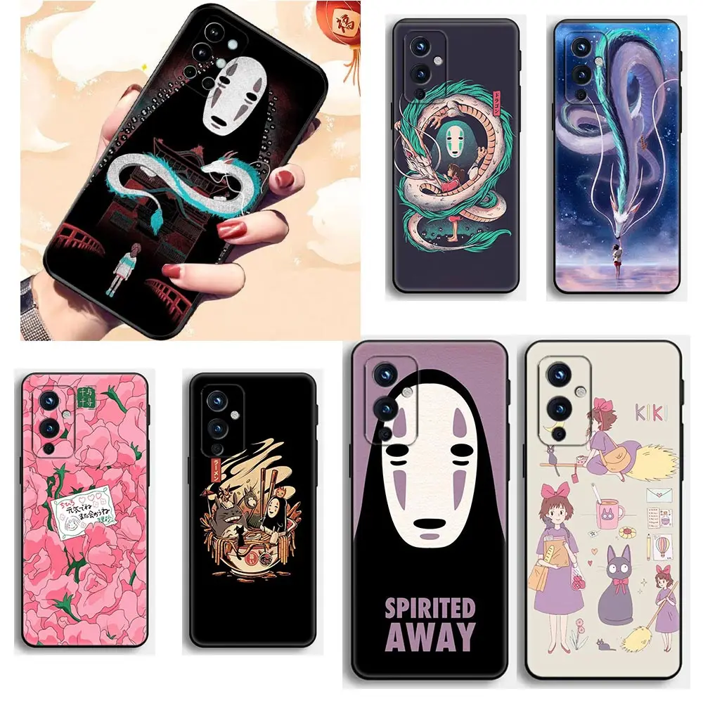 

Fundas Case for OnePlus Z 7 7T 8 8T 9 9R 9TR 10 Nord 2 CE N200 N100 N10 Pro 5G TPU Cases Cute Studio Ghibli Spirited Away Totoro