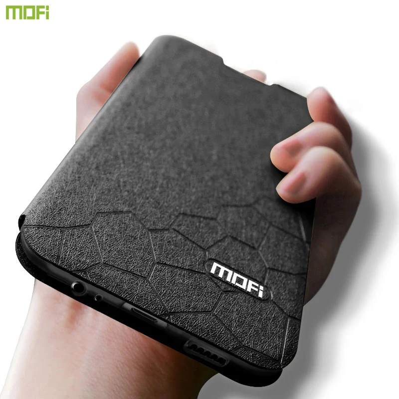 

Чехол-книжка MOFi для Xiaomi Redmi Note 11, кожаный, с металлической пластиной