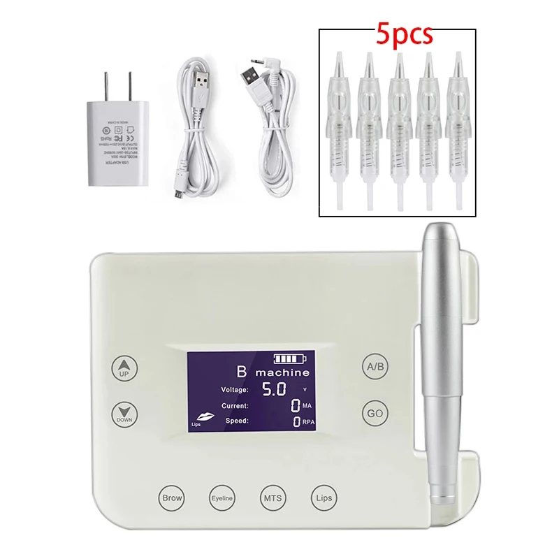 Digital Micropigmentation Tattoo Device  With Control  Panel For Permanent Makeup and Brows Tattoo