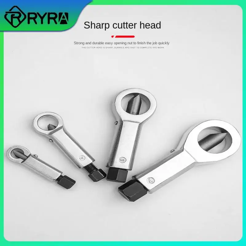 

Manual Rusty Pipe Cutter Remover Steel Wrench Durable Remove Cutter Tools Rusty Nut Breaker Rusty Nut Separation Wrench Silver