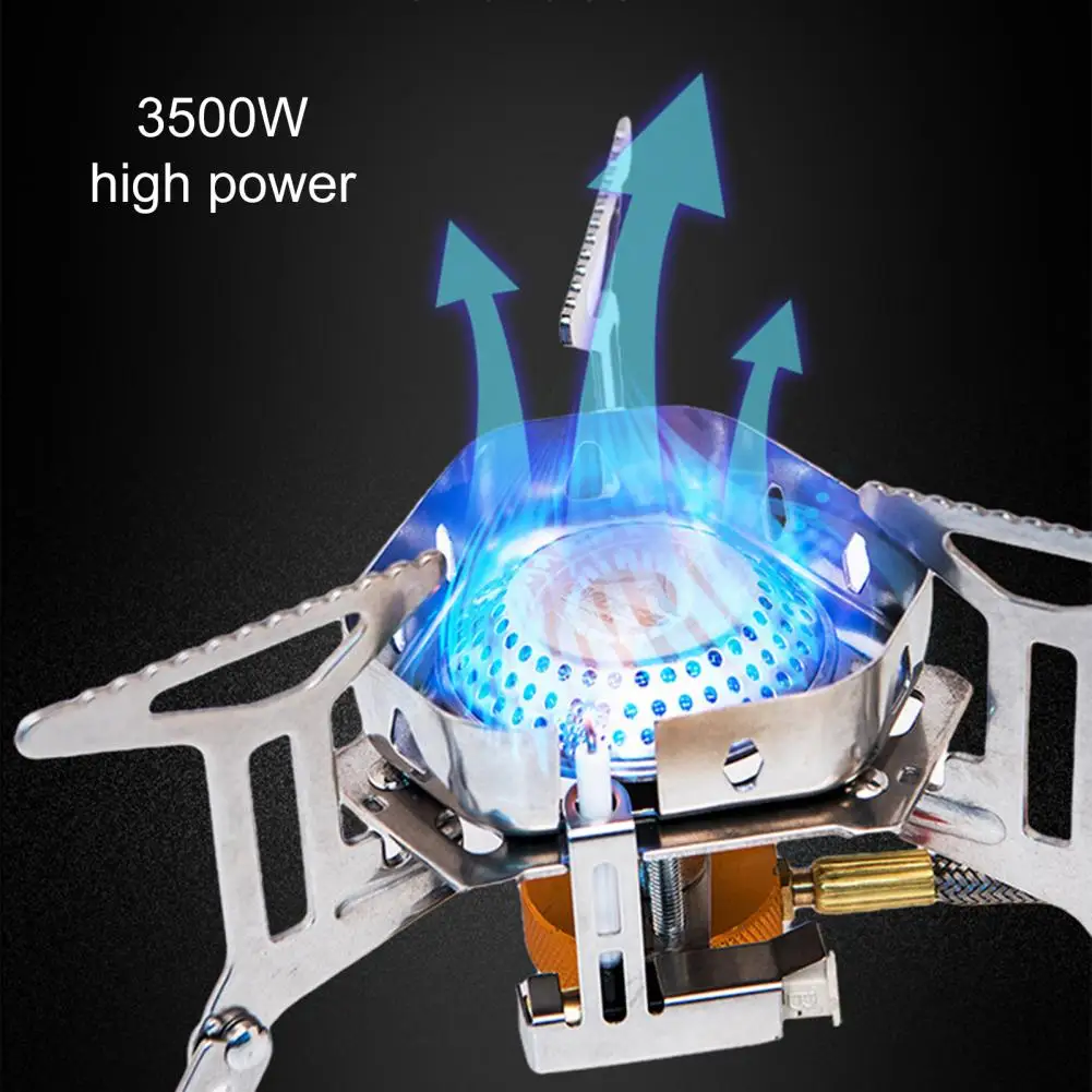 

Triangle Support Stainless Steel High Efficiency High Strength Camping Gas Stove Mountaineering Stove Camping Supplies