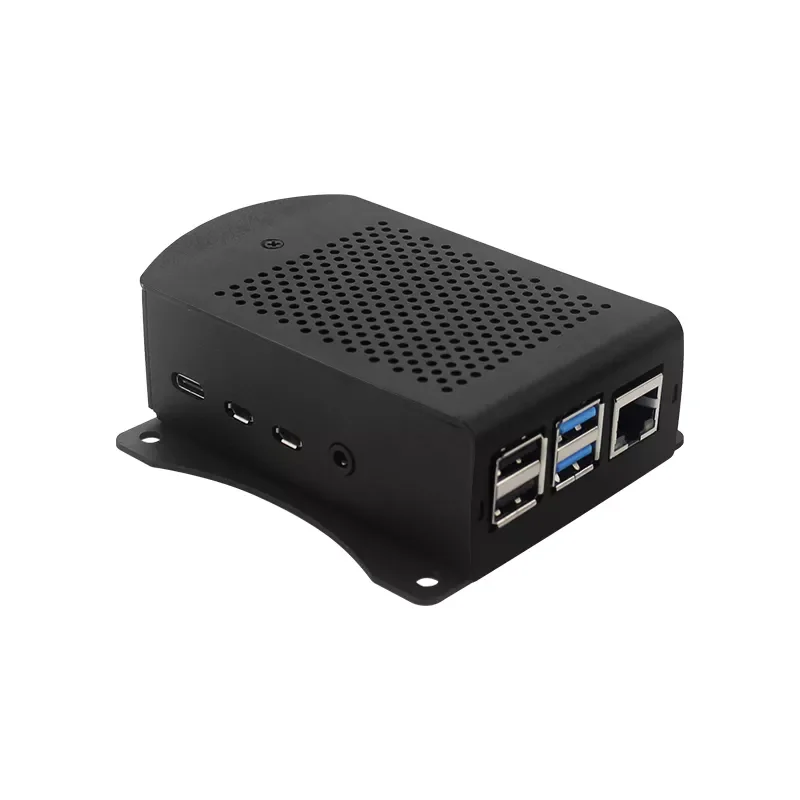 

Чехол из алюминиевого сплава для Raspberry Pi 4B /4 Model B, с охлаждающим вентилятором, металлический корпус с охлаждающим вентилятором