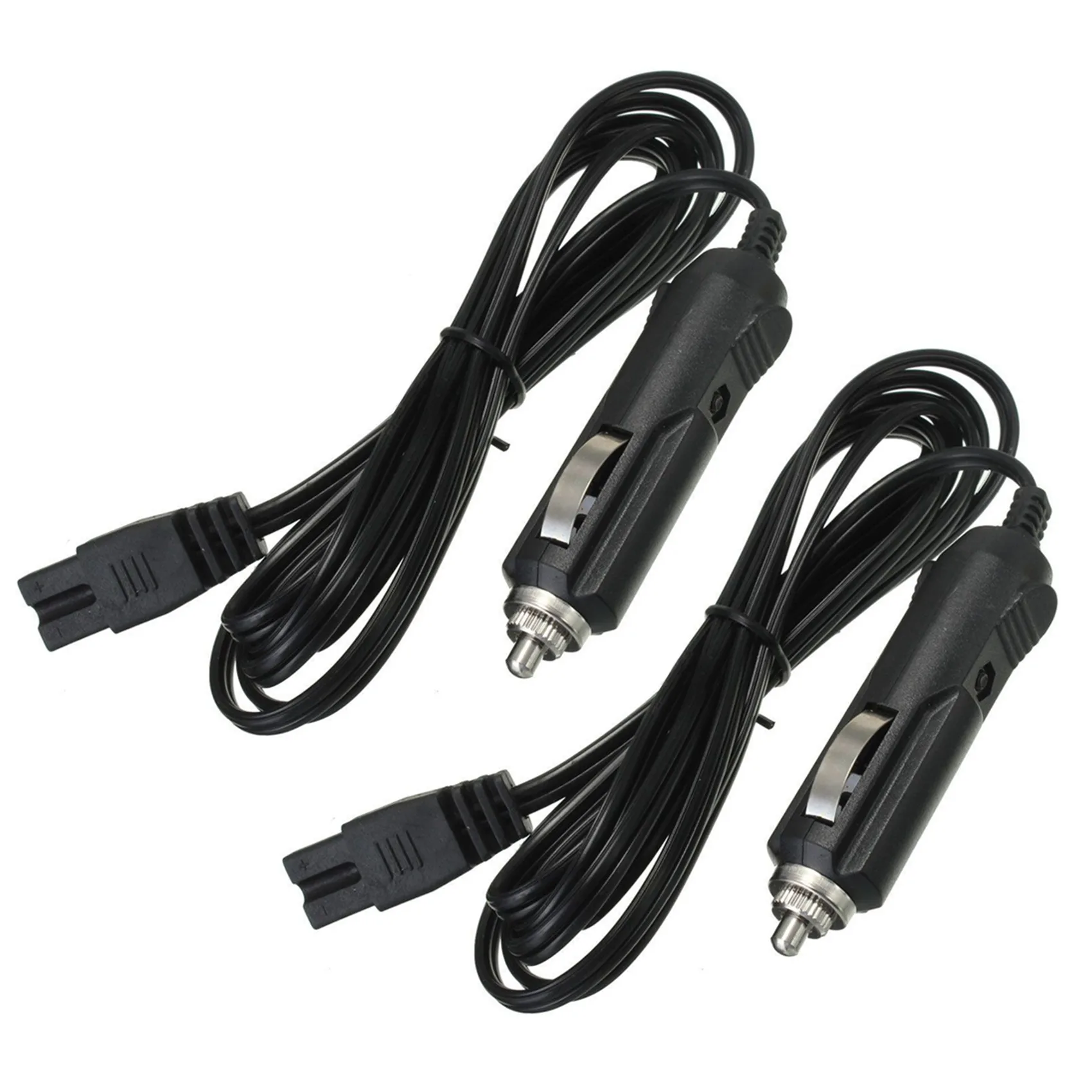 

2X 2m 12V Replacement Car Cooler Box Fridge Cigarette Lighter 2 Pin Charger Cable