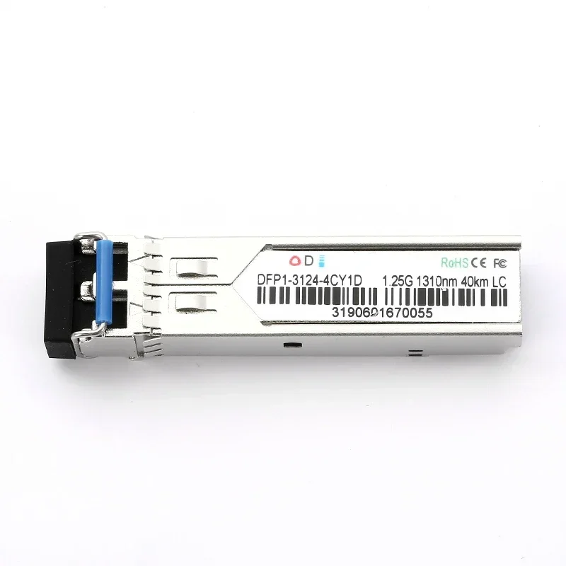 Разъем LC r 1 25G SFP 1310 нм 40 км компактный трансирующий двойной оптоволокно