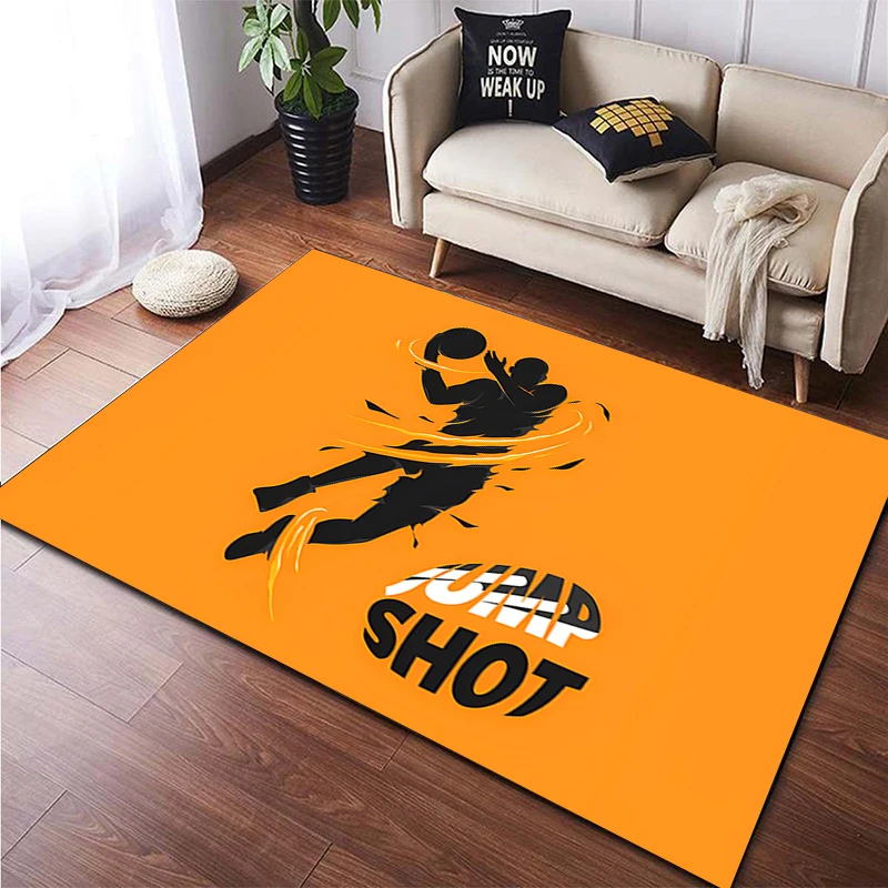 

Basketball Large Rug for Living Room 3D Printing Carpet Bedroom Area Rug Bathmat Soft Rug Home Decoration rugs for bedroom