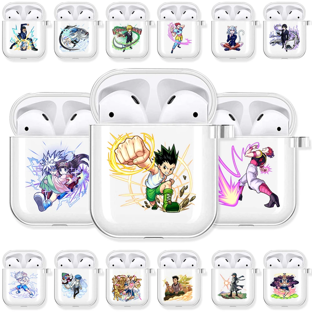 Чехол Hunter X из ТПУ для Airpods Pro 2 1 3 HxH Killua Kurapika Gon Leorio Hisoka мягкий силиконовый чехол