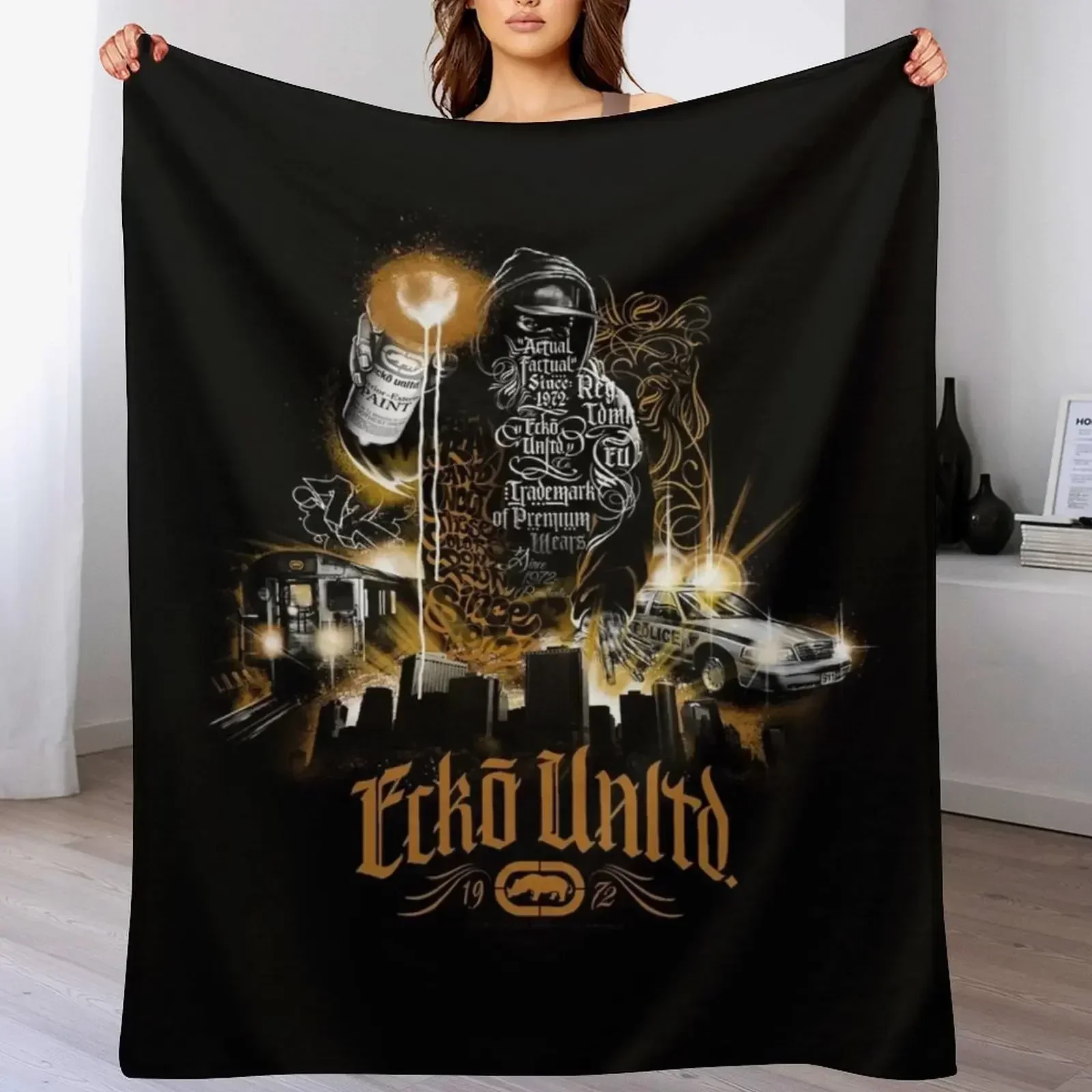 Фото Портативное легкое одеяло Ecko Unltd для путешествий и кемпинга №4