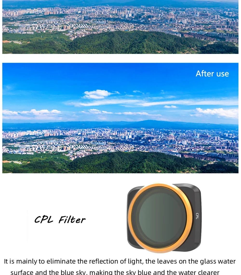 ND2-5 ND6-9 ND8PL ND16PL ND32PL ND64PL Комбинированный фильтр для объектива камеры CPL DJI Air 2S