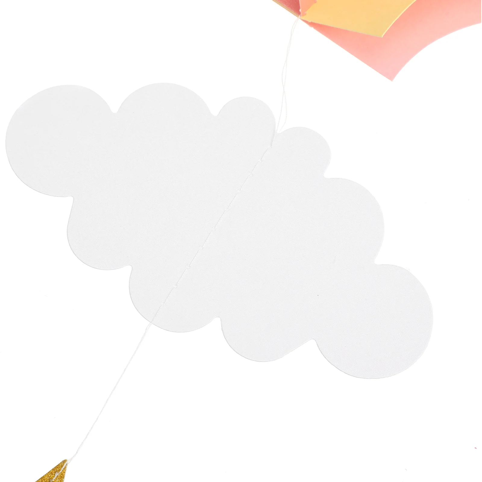 4 шт. 3D бумажные украшения для воздушных шаров детский декор в виде облаков