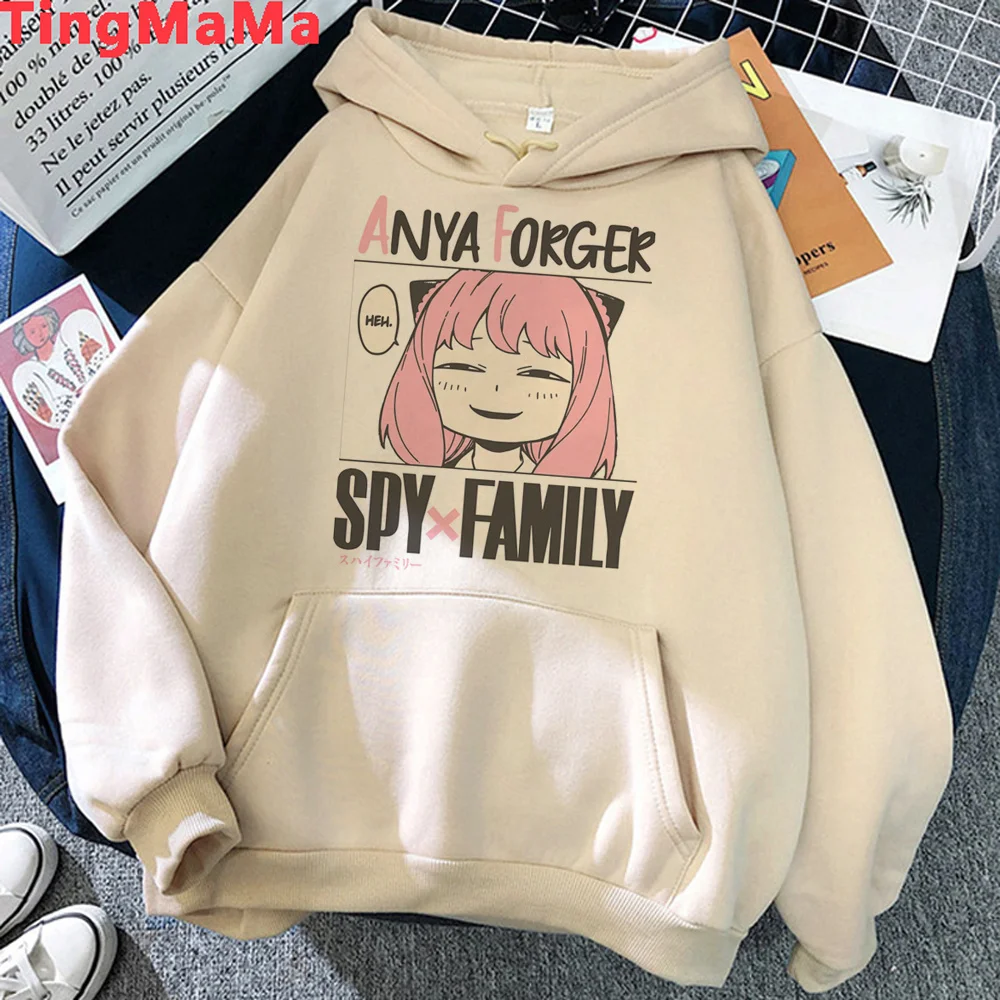 

spy x family hoodies women 90s 2023 Hood tracksuit women streetwear sweater