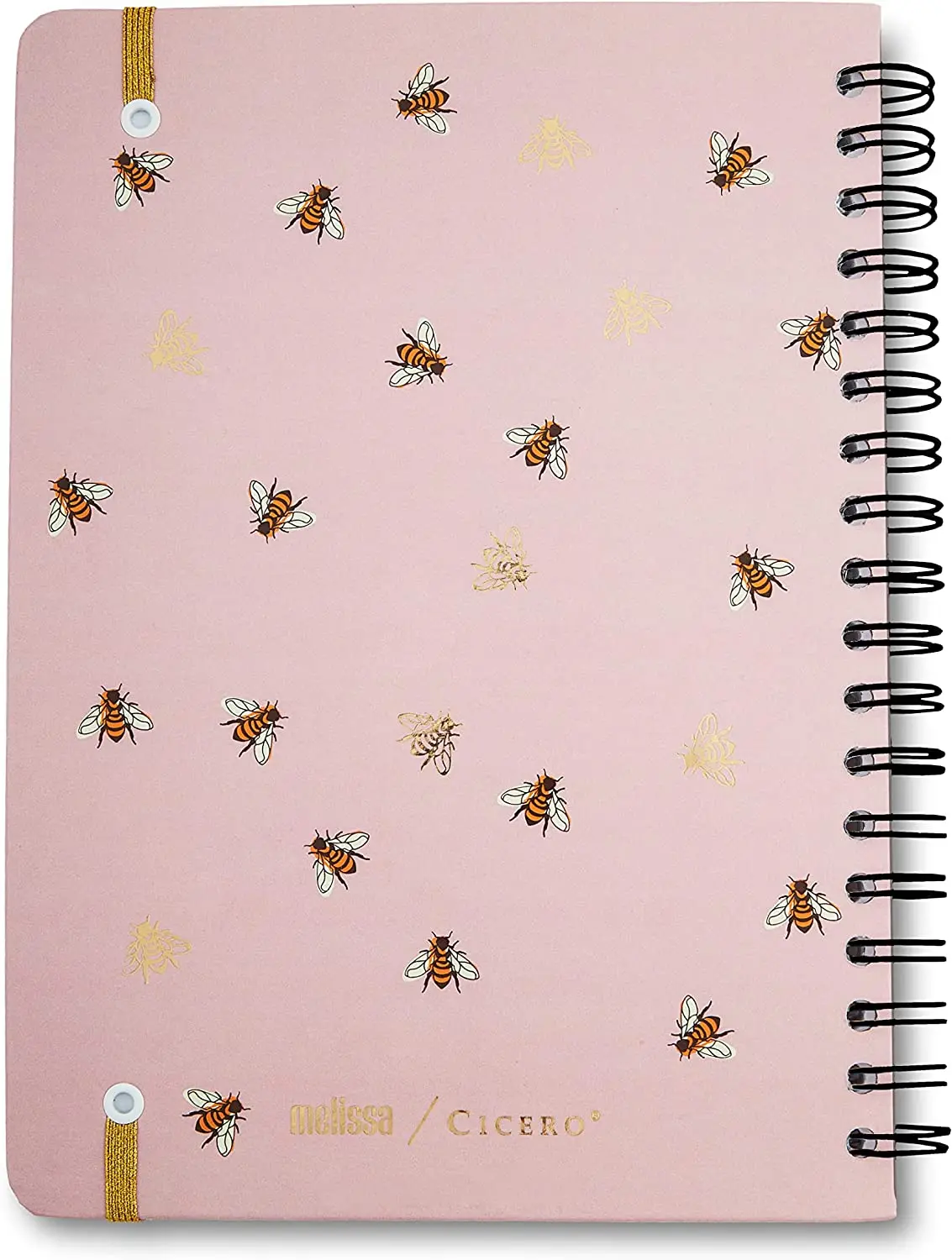 

Unique 17x24 Colmeia Caderno Espiral Pautado Melissa Notebook