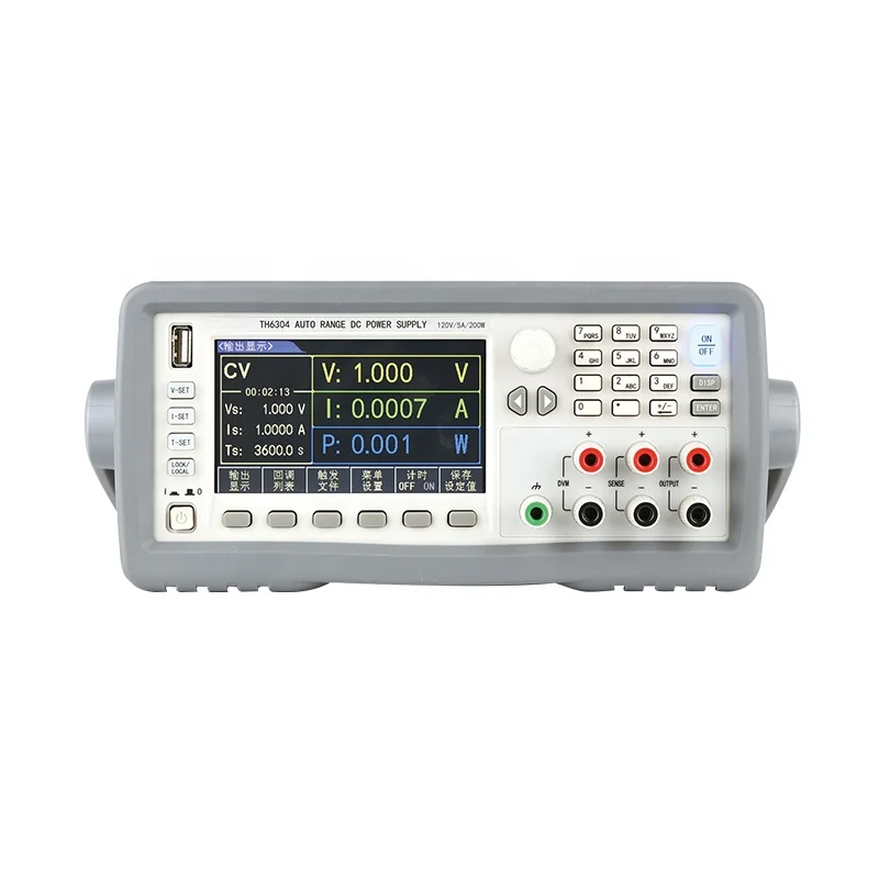 

TH6304 Linear Programmable Type DC Power Source 120V/5A/200W Wide Range