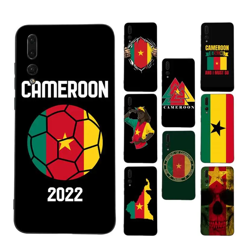

Republic of Cameroon Flag Phone Case Soft Silicone Case For Huawei P 30lite p30 20pro p40lite P30 Capa