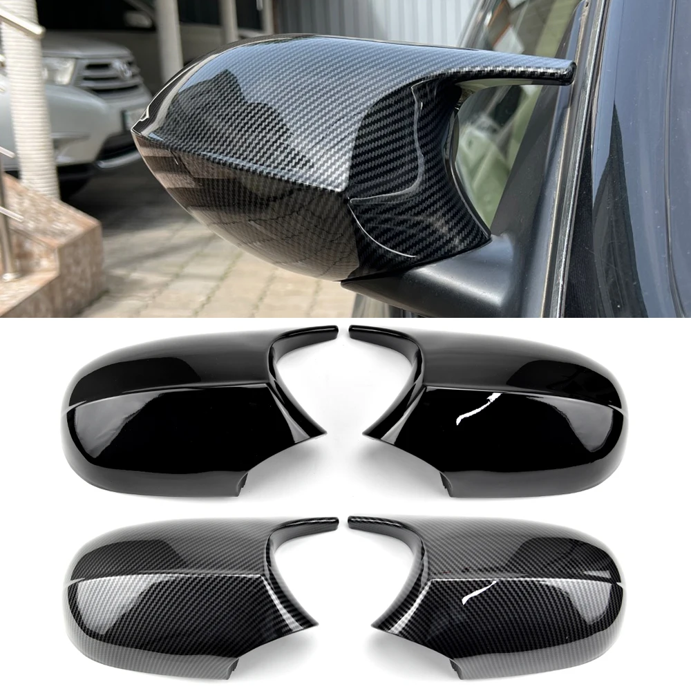 

For BMW 1 3 Series E81 E82 E87 E88 E90 E91 E92 E93 Car Side Wing Mirror Cover Rear-View Caps Black high quality types