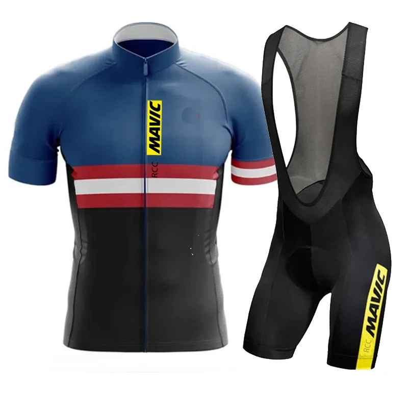 Комплект Велосипедного Трикотажа Rcc Mavic Для Мужчин И Женщин Летняя Одежда