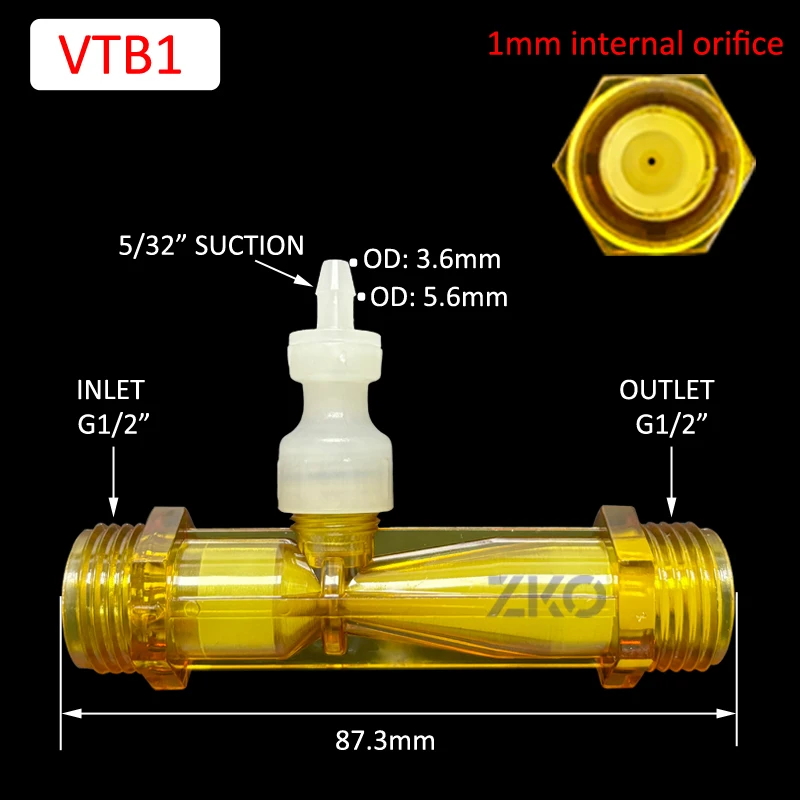 

Озоновый смеситель для воды PVDF
