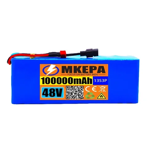 Литий-ионный аккумулятор KEPAH 13S3P 48В 100000 мАч  для электровелосипеда