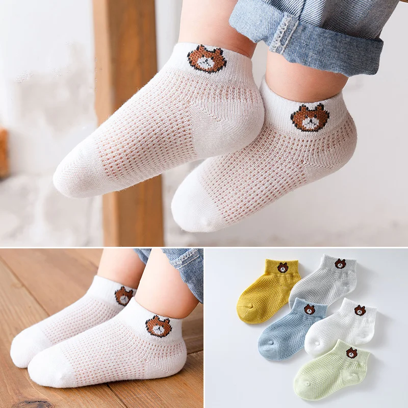 

Модные летние детские носки 2022, дышащие легкие однотонные милые носки, вещи для младенцев, носки для новорожденных, для мальчиков и девочек