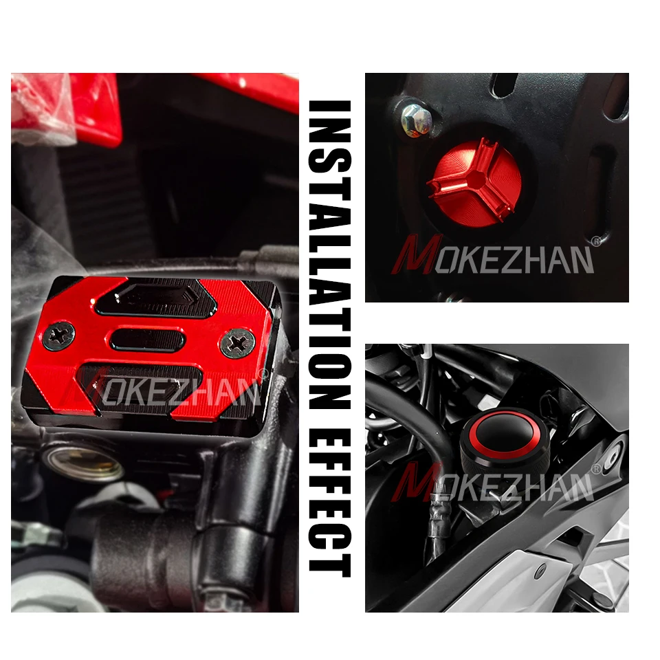 Аксессуары для мотоциклов задний и передний резервуар тормозной жидкости крышка