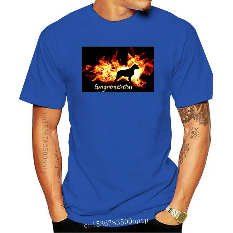 

Camiseta унисекс от Epagneul ток Бретонского огня и пламени Siviwonder, переключающаяся картинка с мотивом собаки, 2021