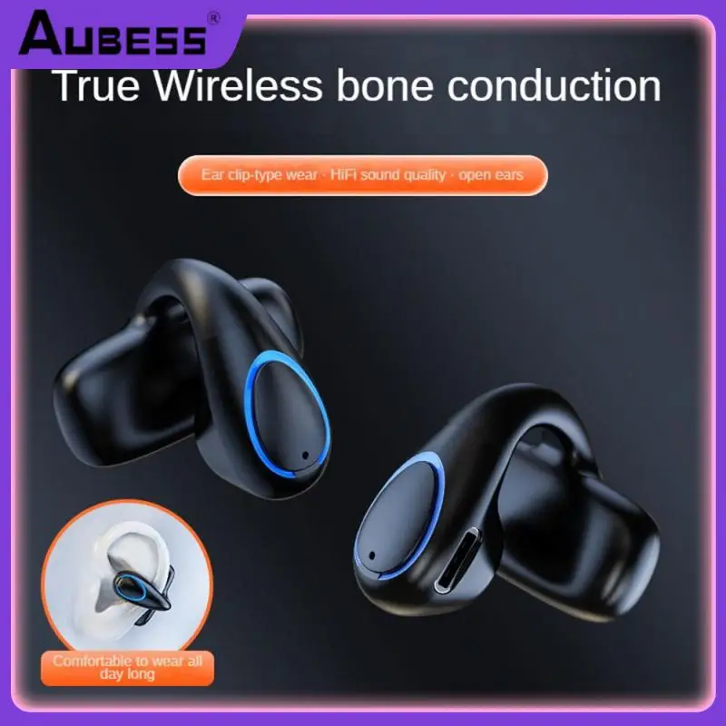 

Charging Time About 10 Hours Earphone Shocking Sound Effect Touch Control Headset High Elastic Material Privacy Protection