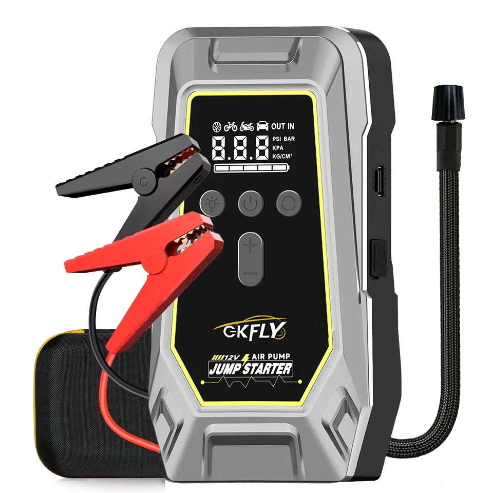 

4 в 1, автомобильный стартер, внешний аккумулятор, воздушный компрессор, насос-насос 4000A, портативная электростанция, автомобильное зарядное устройство, усилитель