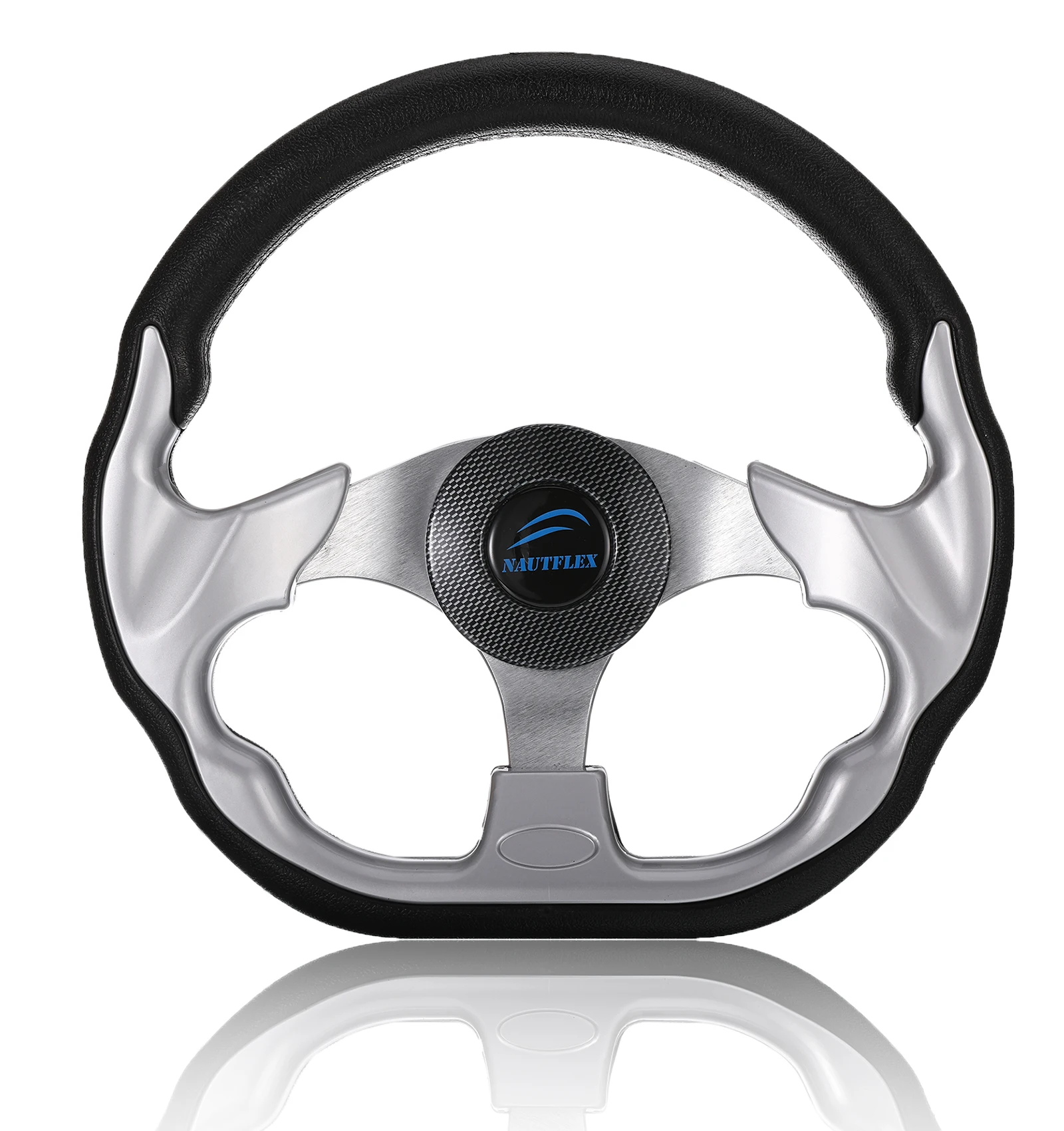 

Boat Steering Wheel Universal 3 Spokes Rowing Boats Helm Hardware