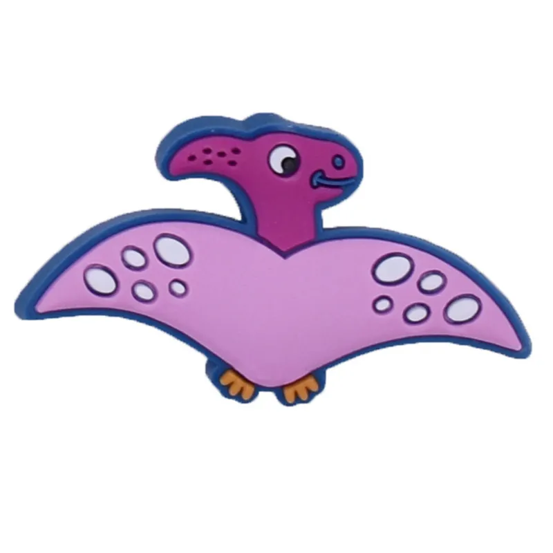 

Shoe Charms Accessories Fits for Croc jibz Single Sale 1pcs Decorations PVC Buckle for Kids Party Christmas Gifts Pins Dinosaur