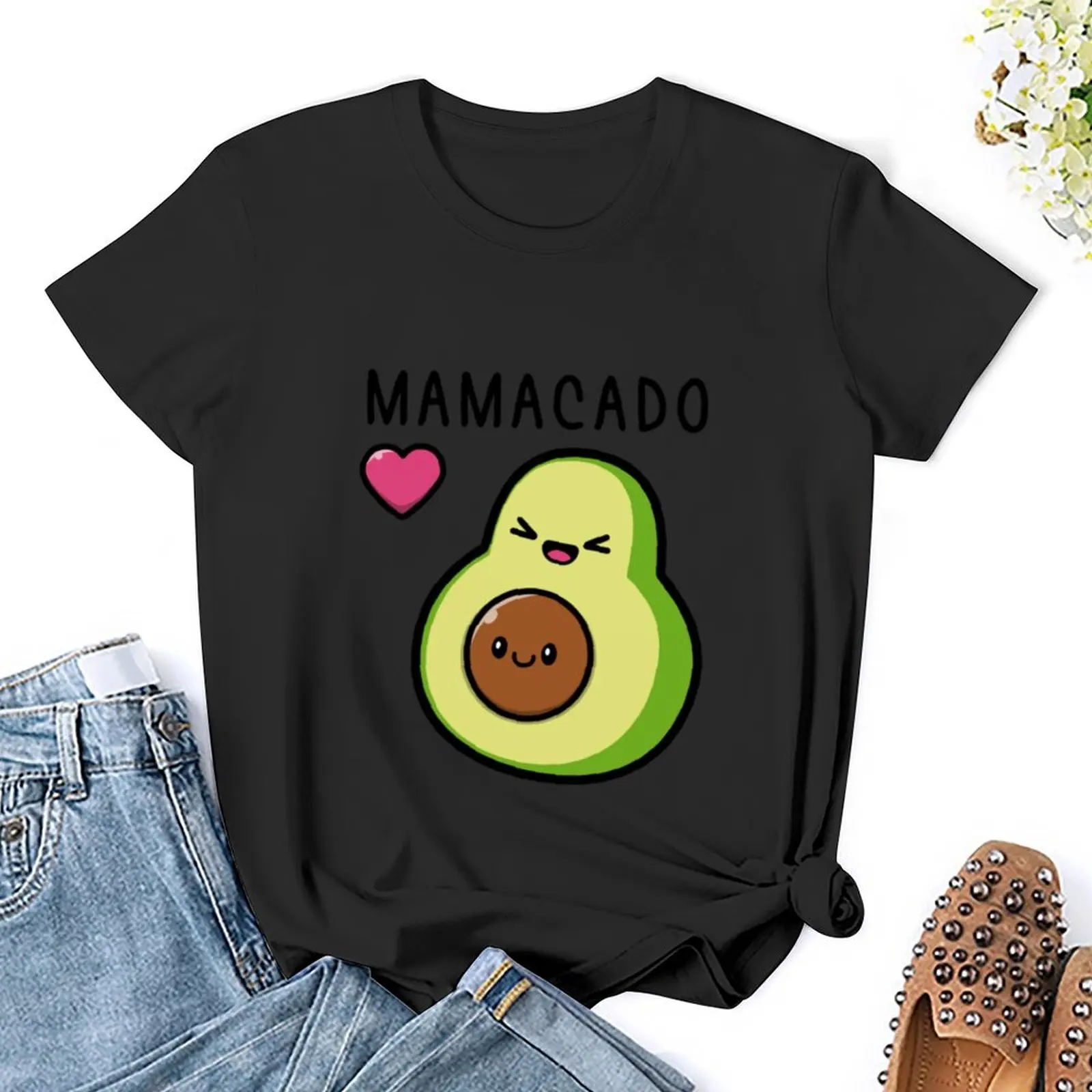 Женская футболка Mamacado для беременных мам с изображением авокадо фруктов Новинка