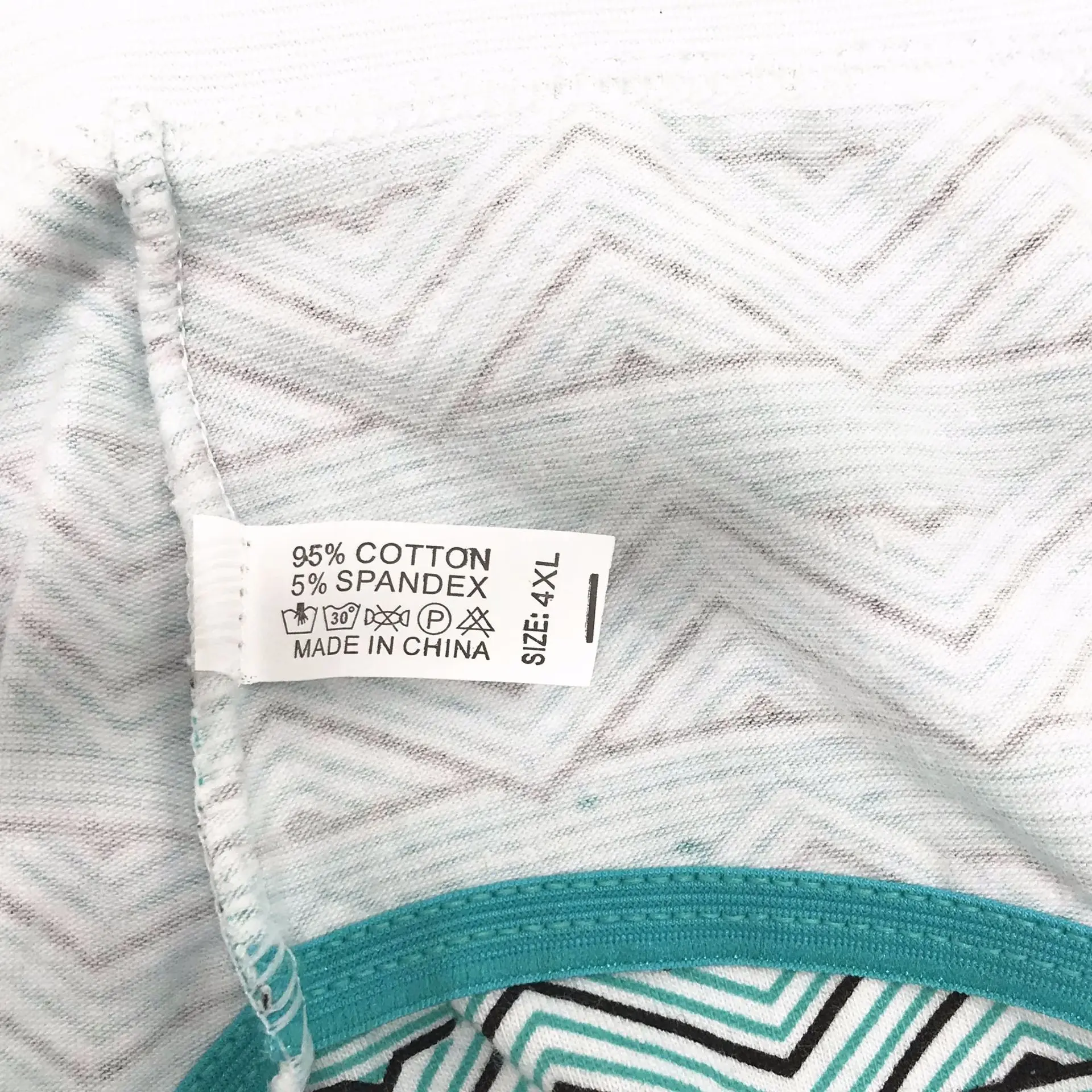 FUNCILAC Plus Size Underwear Women Sexy Briefs Geometric Panties Cotton Crotch Mid-Rise High Quality Lingerie 2XL-4XL 6 pcs/lot