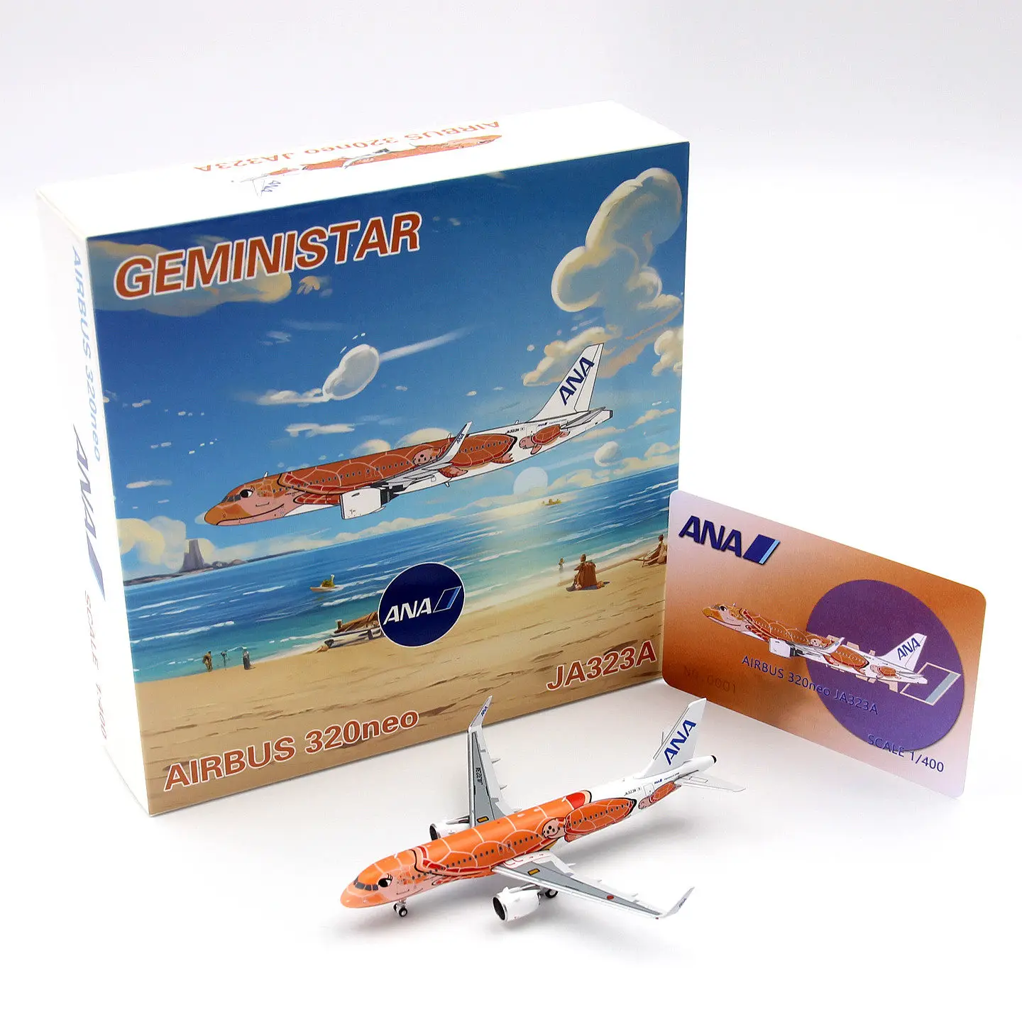 Масштабная модель самолета GeminiStar Aviation A320neo серии Turtle (JA32123A) из сплава, масштаб 1:400 (art.: 3920d4fecd535) - 3920d4fecd535