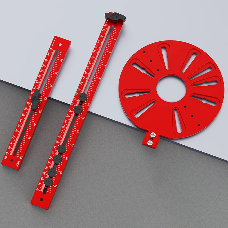 Комплект кронштейна для фрезерных канавок KPXIN 4 в 1 для резки кругов