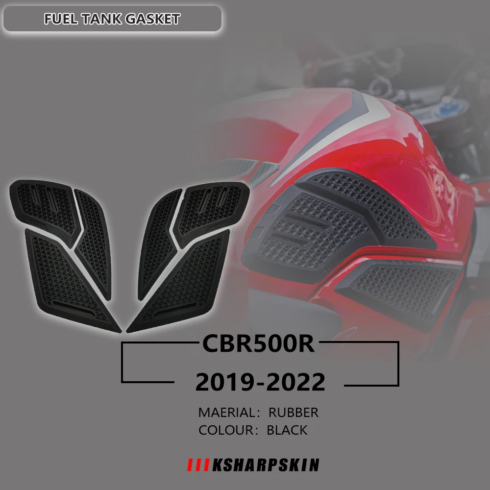 3D Motorcycle Fuel Tank Pad Knee Pad Protector Side Sticker Suitable for CBR500R  2019-2022