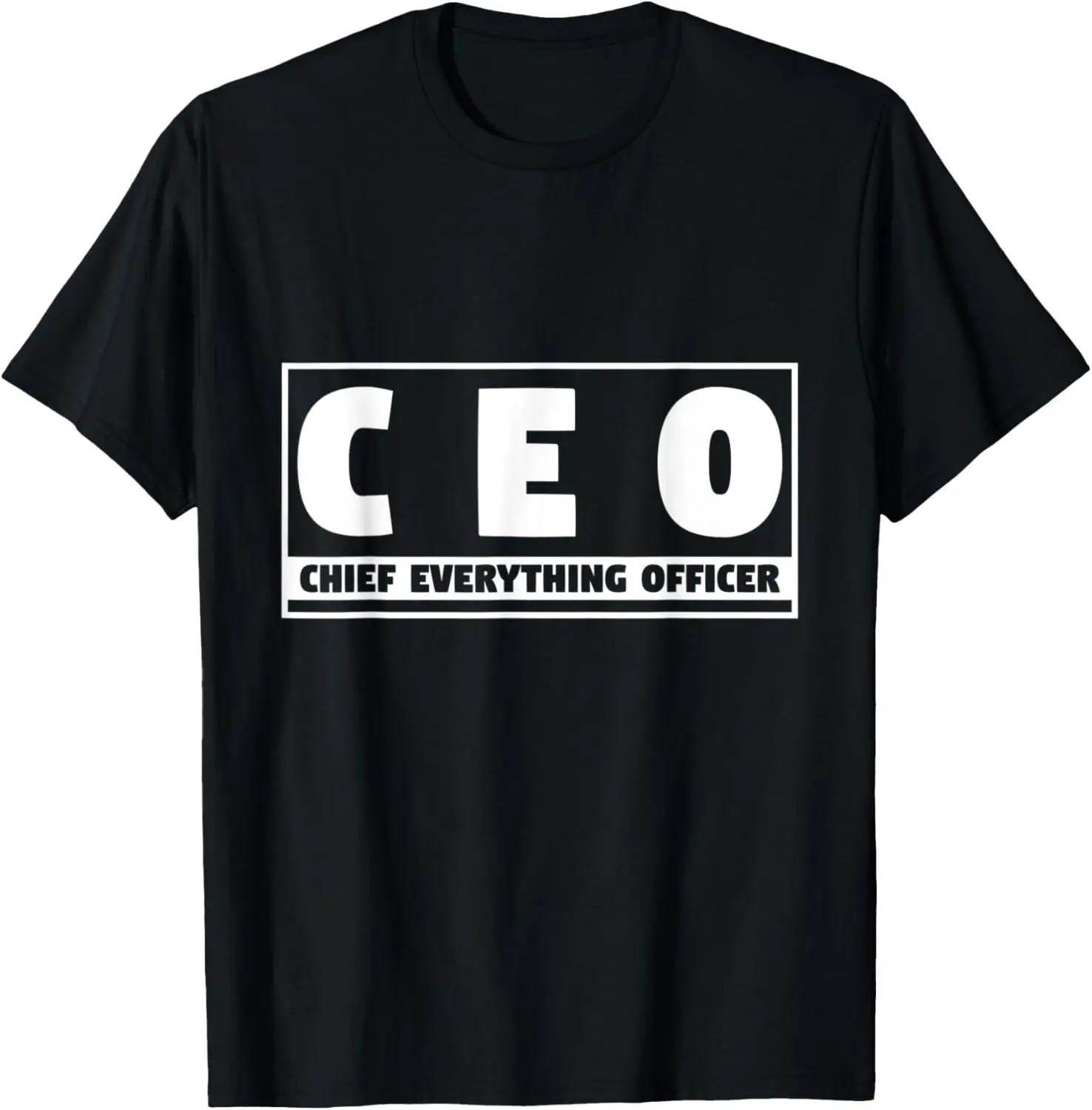 Генеральный директор Главный все Офицер Костюм Футболка генерального директора