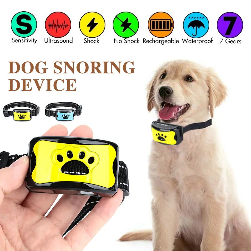 

Device Collar Repeller Deterrents Collar Ultrasonic Dog Bark Stop Barking Anti Barking Dog Training Beep Dog Pet Vibration