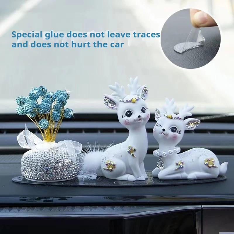 Новинка 2024 онлайн-автомобильные украшения со знаменитостями Bon Voyage олень