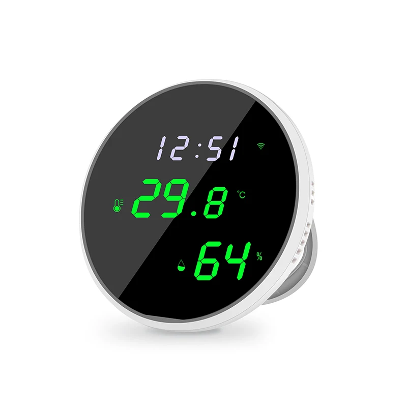 

Tuya WIFI Temperature & Humidity Sensor for Smart Home Smart Life APP Thermometer With LCD Display Support Alexa Google Home