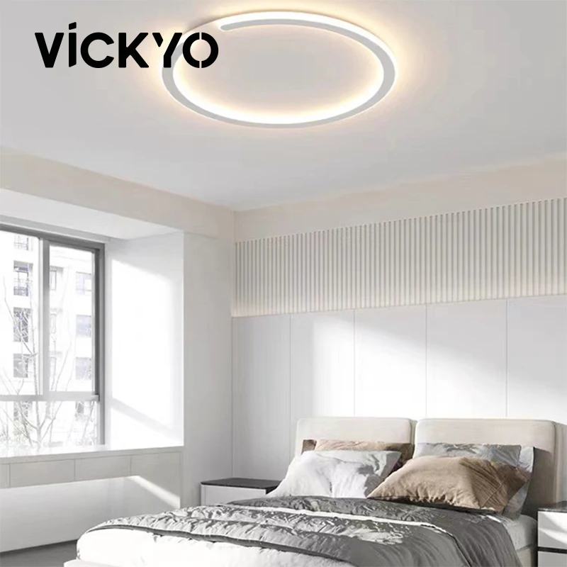 

Ультратонкий Светодиодный потолочный светильник VICKYO, лампа для гостиной, коридора, Бытовая лампа для балкона, простая современная лампа в с...