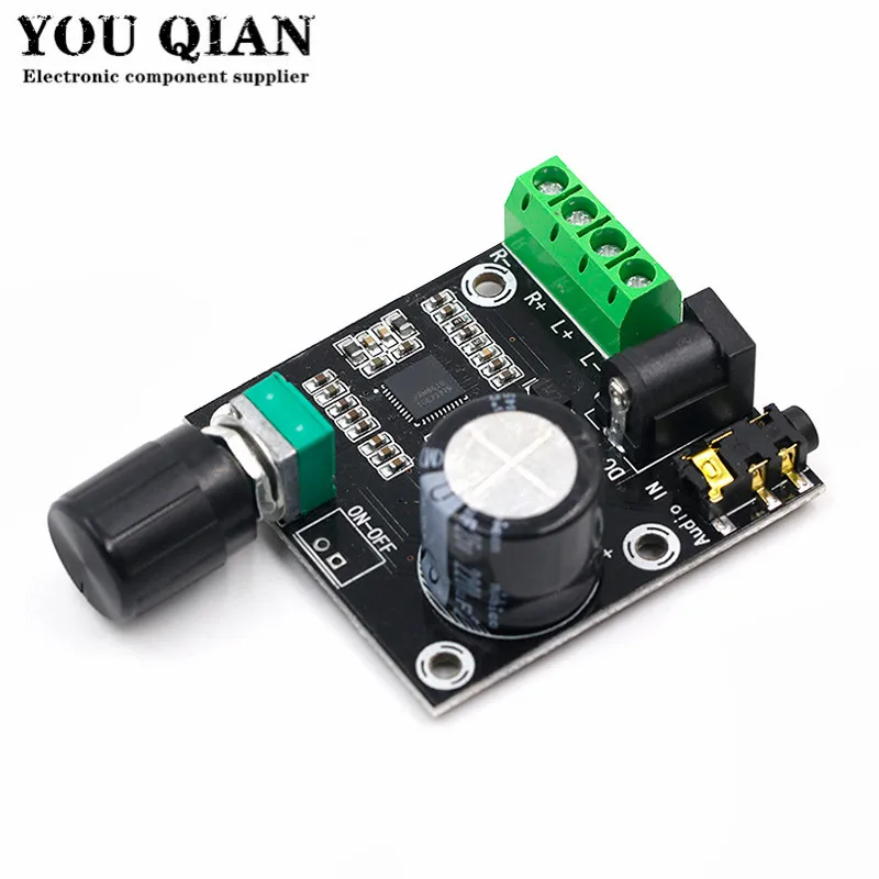 Двухканальный усилитель мощности PAM8610, плата 12 в высокой четкости, чистый цифровой усилитель мощности, 15 Вт * 2, высокая мощность