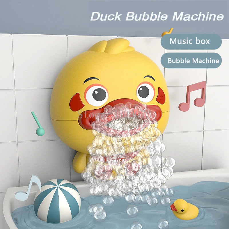 

Детские Игрушки для ванны, машинка для мыльных пузырей, утка, музыка, детская игрушка для ванны, автоматическая машинка для мыльных пузырей, детская игрушка для ванной комнаты для детей