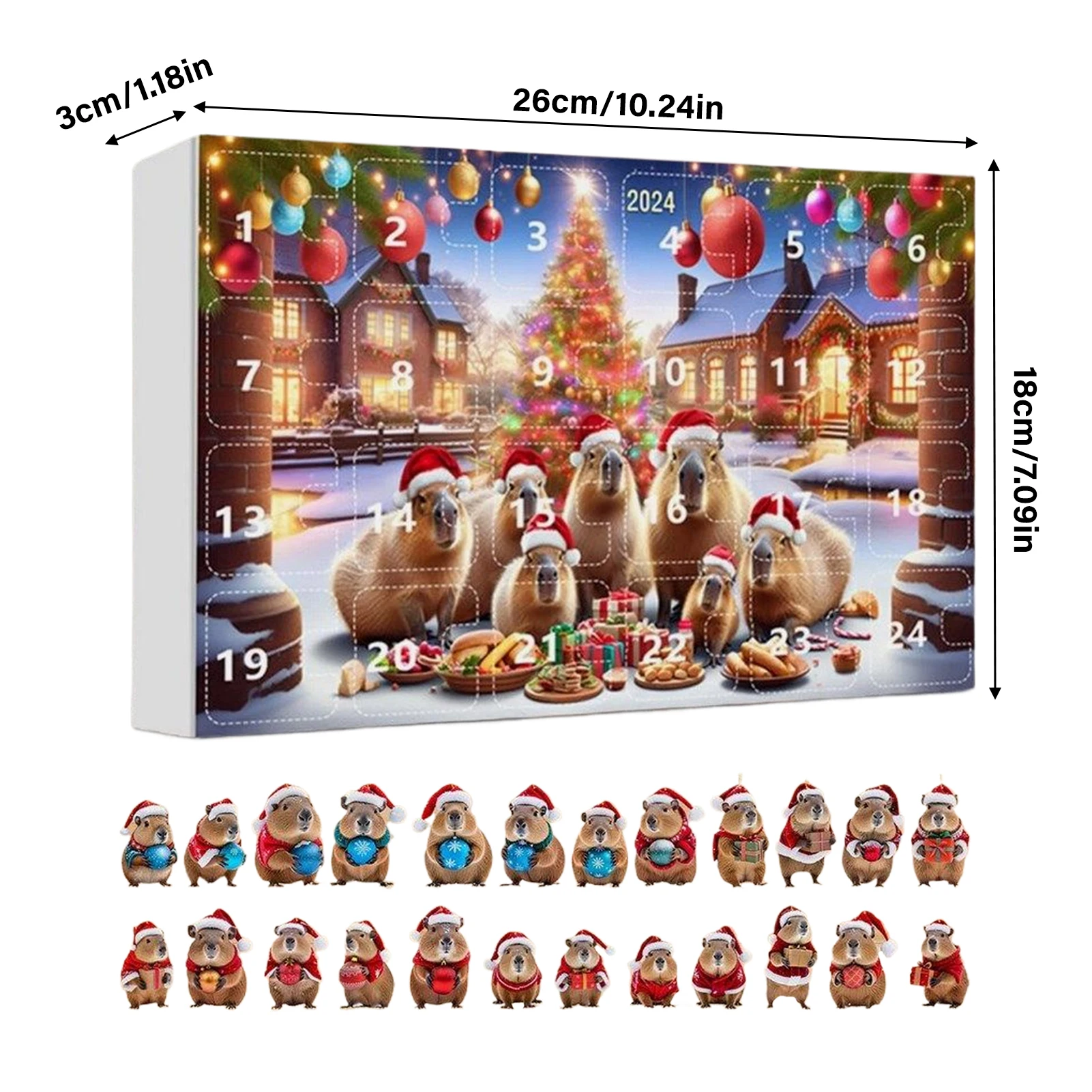 

3D Капибара Адвент-календарь