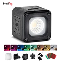 led video light smallrig waterproof portable lighting kit mini cube with 8 color filters for smartphone action and dslr camera