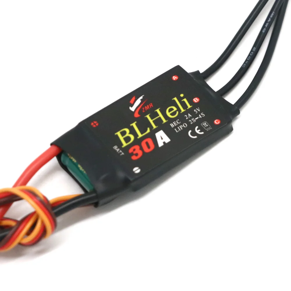 BLHeli Brushless ESC 12A 20A 30A 40A 50A 60A 80A with UBEC for Quadcopter Aircraft Model Fixed Wing Multi-axis Toys Parts enlarge