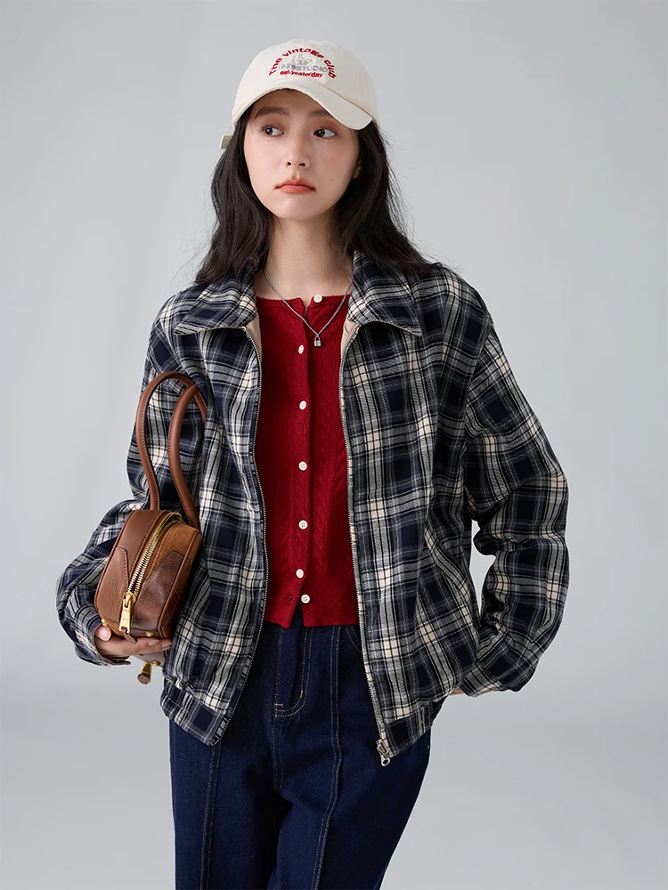 Живопись Sle Drawwind двусторонняя верхняя одежда с двусторонними лацканами женская