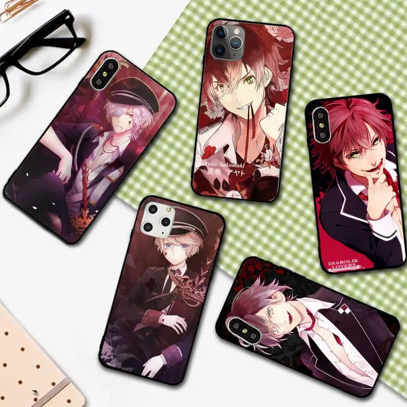 

Diabolik Lovers anime Phone Case For iphone 12 11 13 7 8 6 s plus x xs xr pro max mini shell