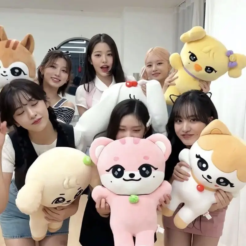 

Kpop Ive плюшевая игрушка в виде вишни 45 см, кавайная Чан вон, молодежные плюшевые куклы, подушки, украшение для дома, плюшевая игрушка, поклонники, подарок