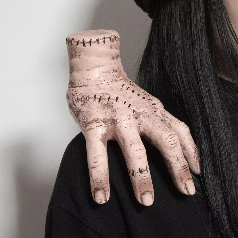 

Horror Wednesday Addams Hand Cosplay Costume Prop Latex Home Decor