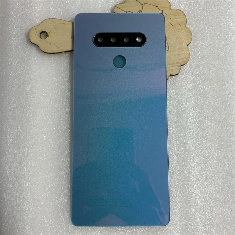 С стеклом объектива камеры для LG Stylo 6 K71 Q730 LMQ730 задняя крышка аккумулятора