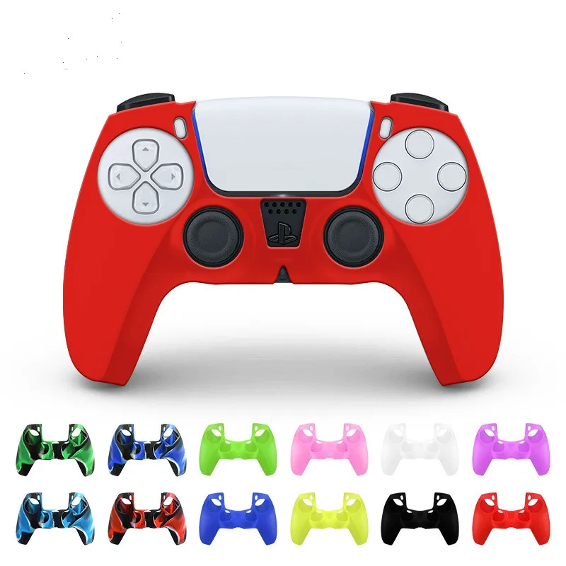 

Gamepad Silicone Non-slip Protective Suitable for Playstation5 Accessories PS5 Controller Non-slip Cover Luminous Thumb Grip Cap