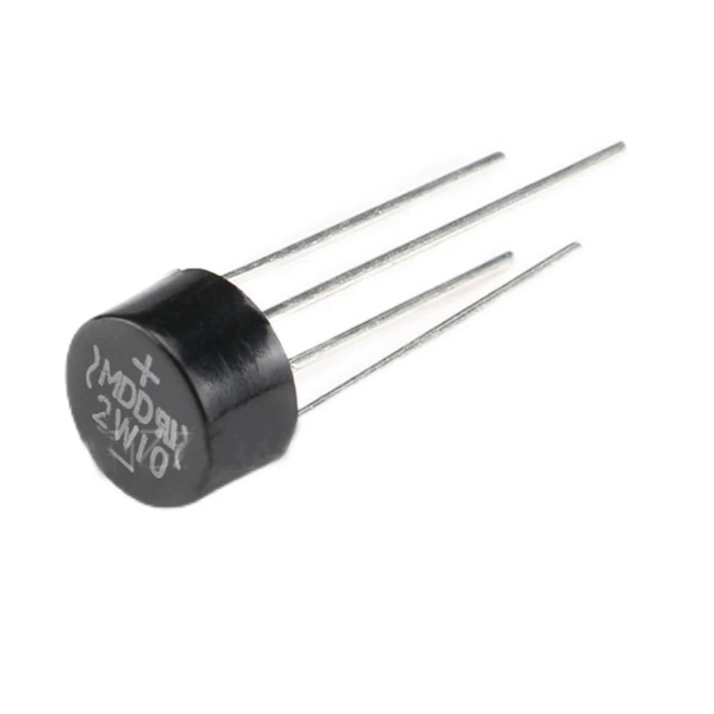 

10 шт./лот Новый выпрямитель диодного моста 2W10 2A 1000 В, замена 2W06 2W08